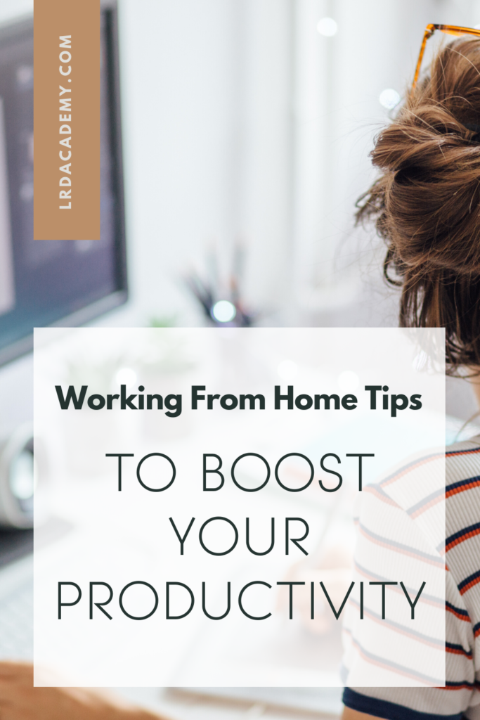 WORKING FROM HOME TIPS
