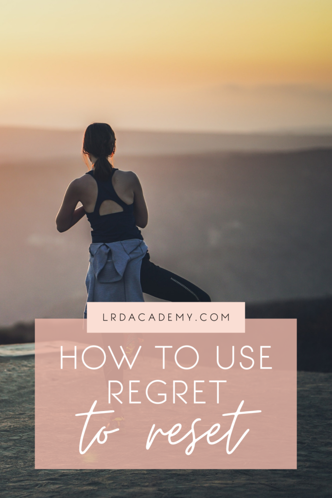 how to use regret to reset